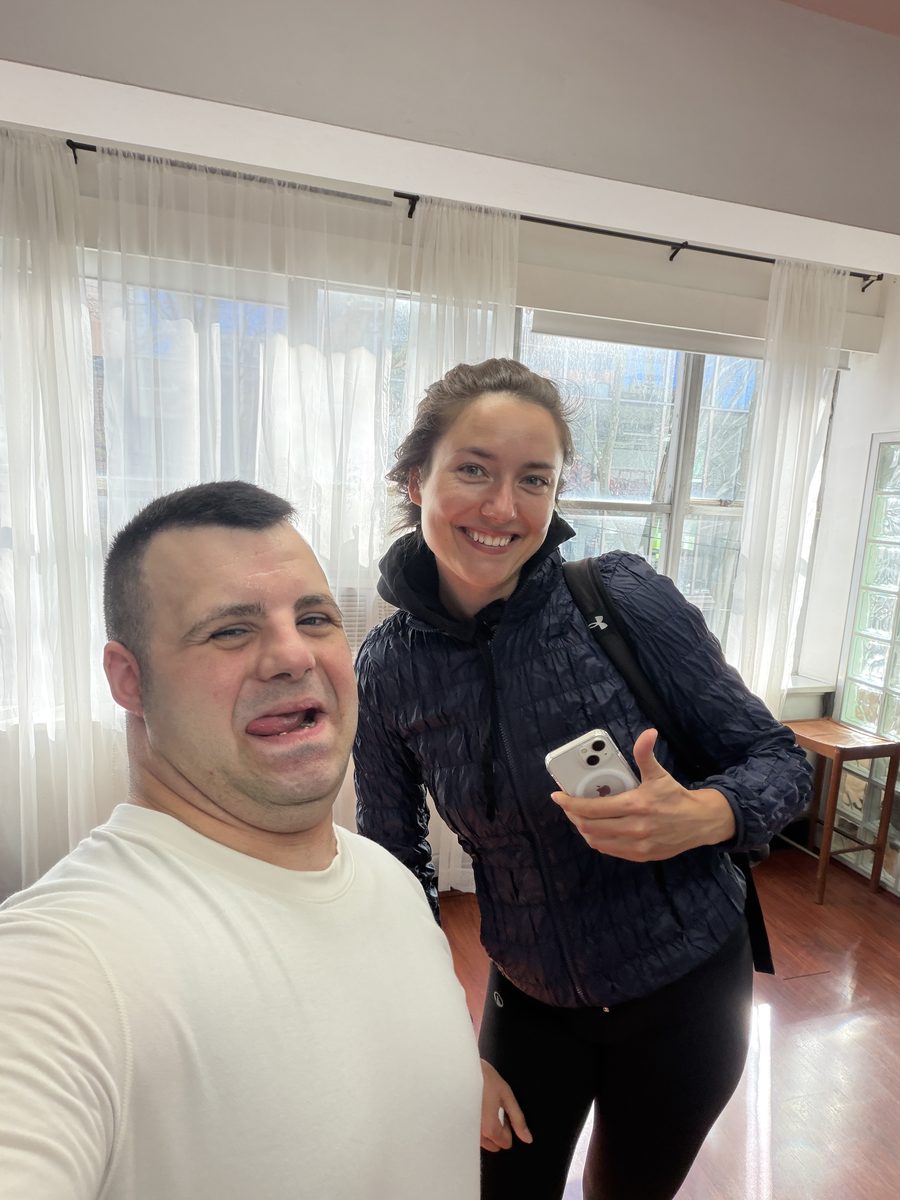 An NDIS dance lesson with Aleksandra
